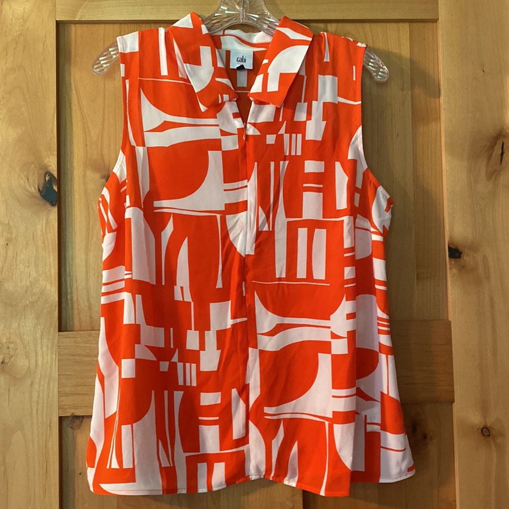 NWT CAbi Kelly Top Sz M